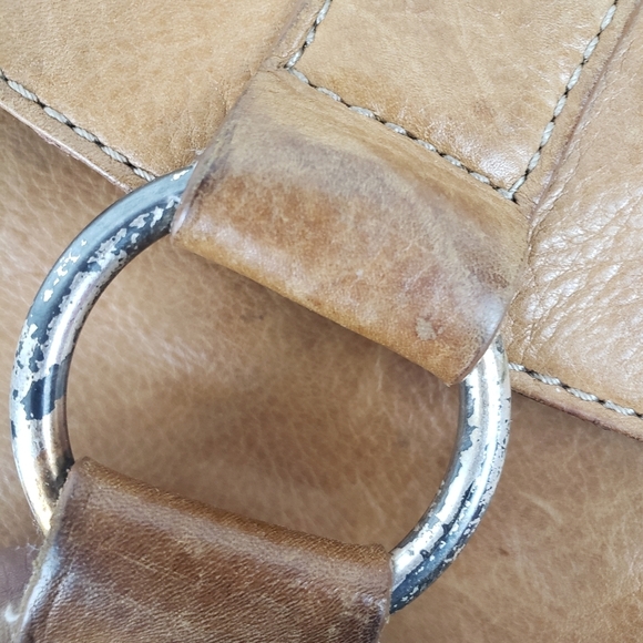 Fossil Tan Leather Crossbody Purse Small - Picture 6 of 8